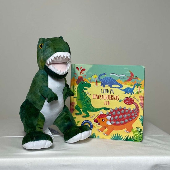 Paket Självlysande Dino & Bok med ljud