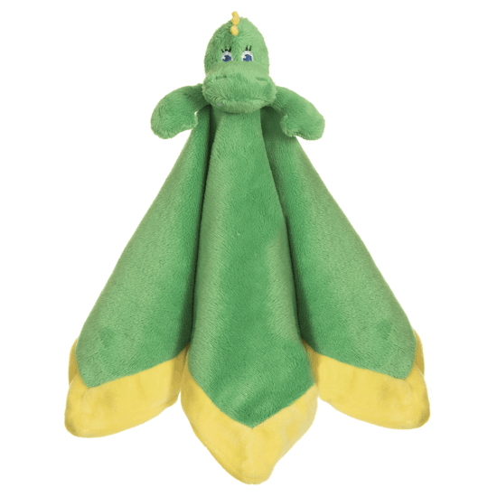 Snuttefilt, drake, bolibompa, 35 cm, grön, plysch, teddykompaniet