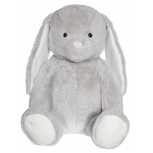 Jessica, kanin, grå, 100 cm