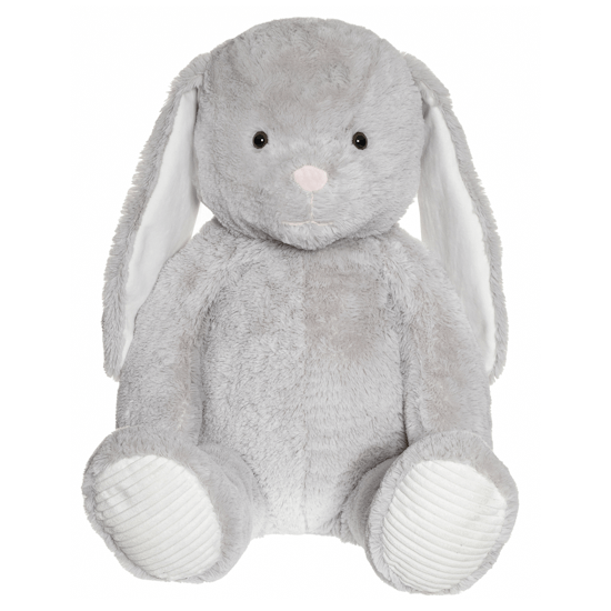 Jessica, kanin, grå, 100 cm