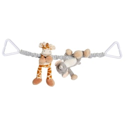 Diinglisar Wild Vagnhänge Elefant & Giraff, 40 cm