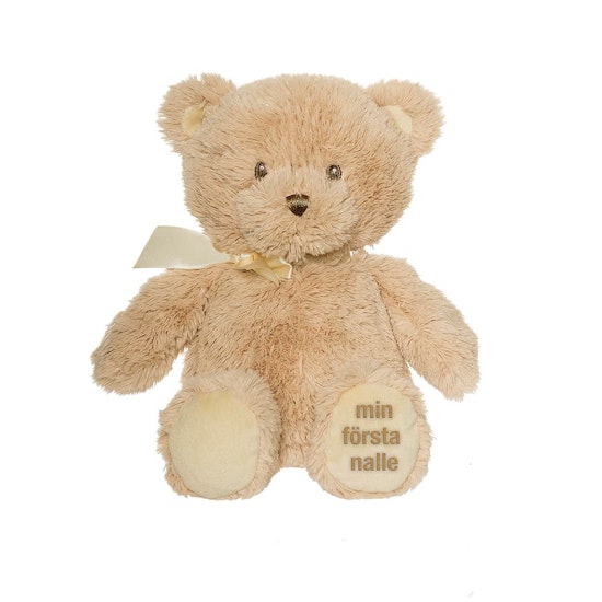 Nallebjörn_nalle_brun_beige_present_liten_min-första-nalle_teddykompaniet_5353