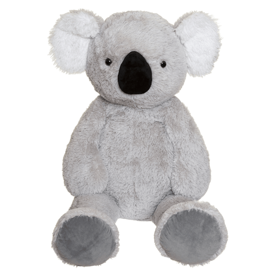 Gosedjur, stor, koala, grå, ljusgrå, present, teddykompaniet