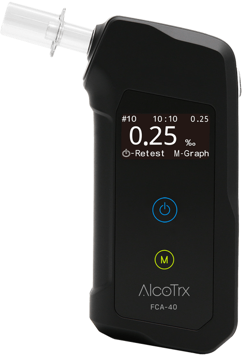 AlcoTrx FCA 40  Inkl. 5 kalibreringar till halva priset.