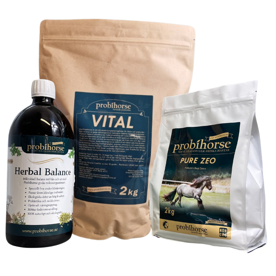 20% RABATT - Tillfälligt PAKET: Vital 2 kg, Herbal Balance och Pure Zeo