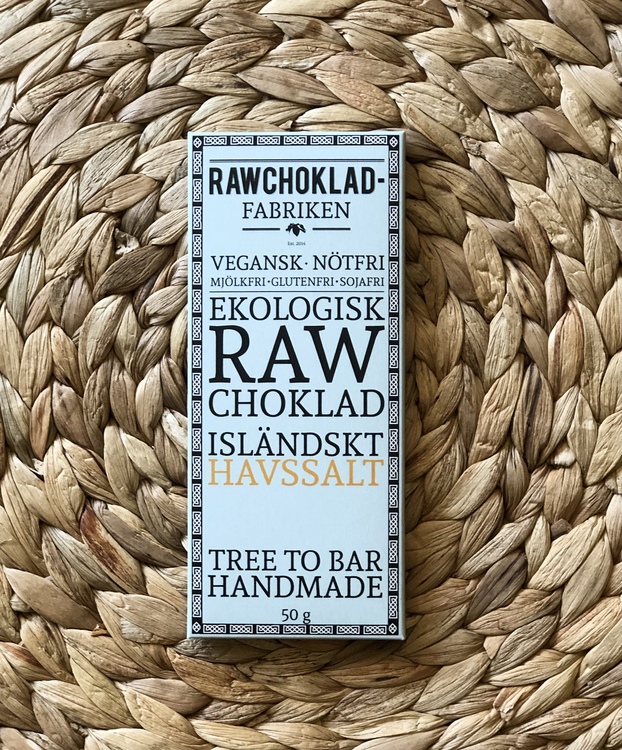 Rawchoklad Isländskt Havssalt EKO