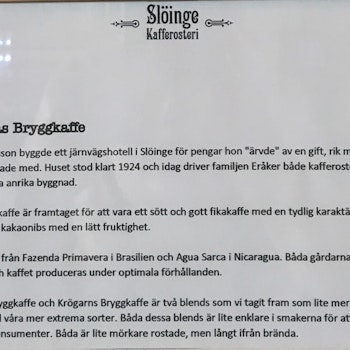 Slöinge kafferosteri Augustas bryggkaffe 250g