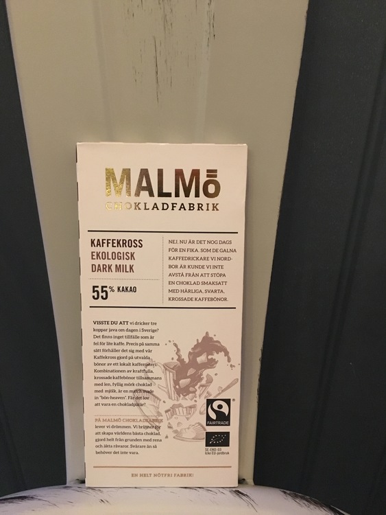 Malmö Choklad Kaffekross 55% Kakao Ekologisk