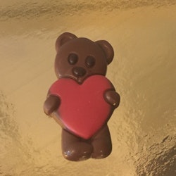 Nallebjörn med Hjärta i mjölkchoklad