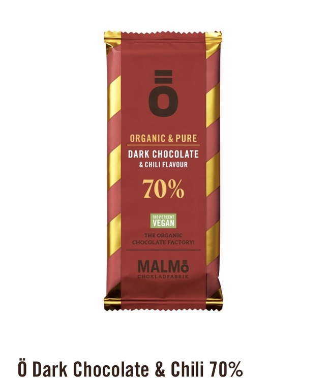 Malmö Choklad: 70% Chili