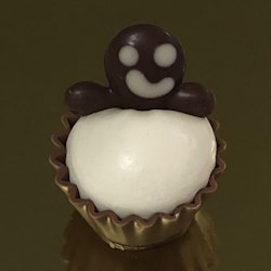 Cupcake Pepparkaksgubbe (Innehåller MANDEL) KAN ENDAST PACKAS I VIT FÖRPACKNING!