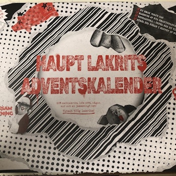 Lakritsjulkalender från Haupt FÅ EN BURK SVENSKJÄVLAR PÅ KÖPET!