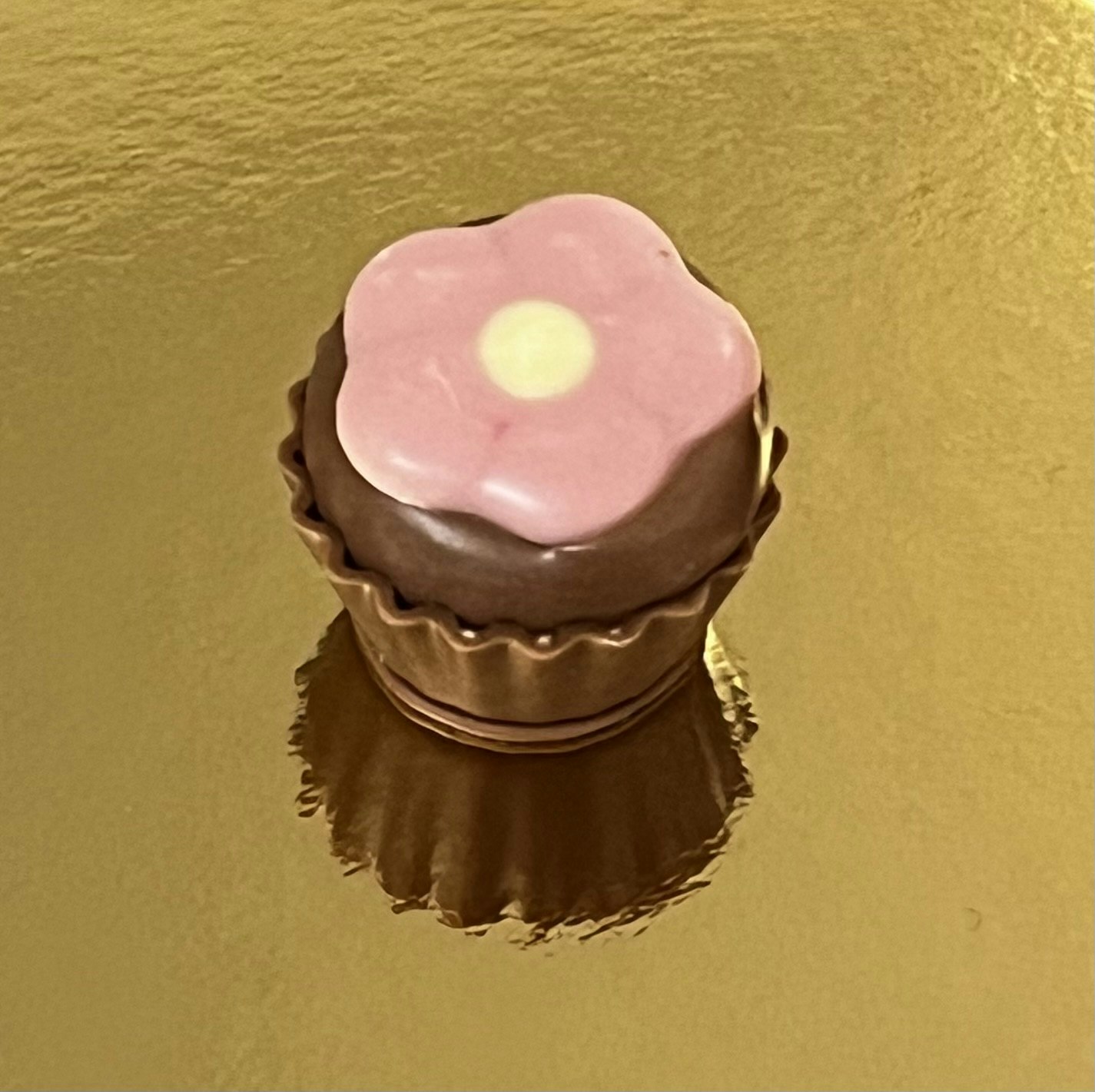 Cupcake blommor med chokladkräm (innehåller GLUTEN)