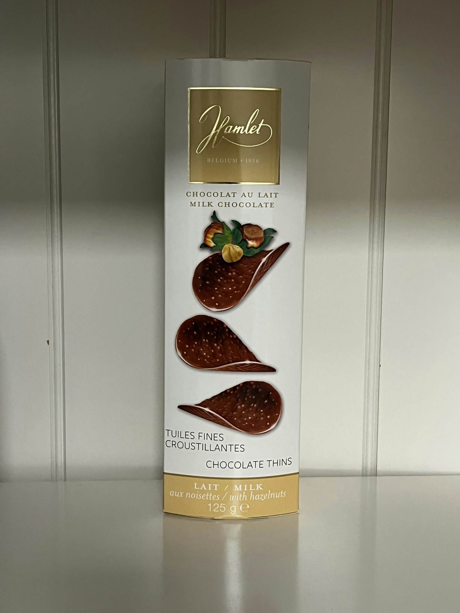 Chocolate thins med hasselnöt