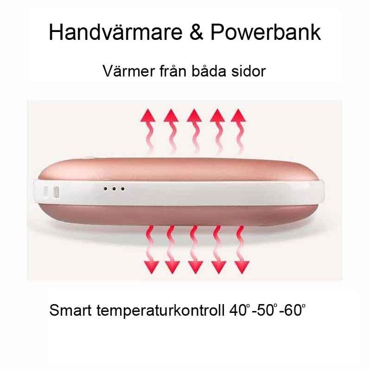 Handvärmare & Powerbank 2-i-1