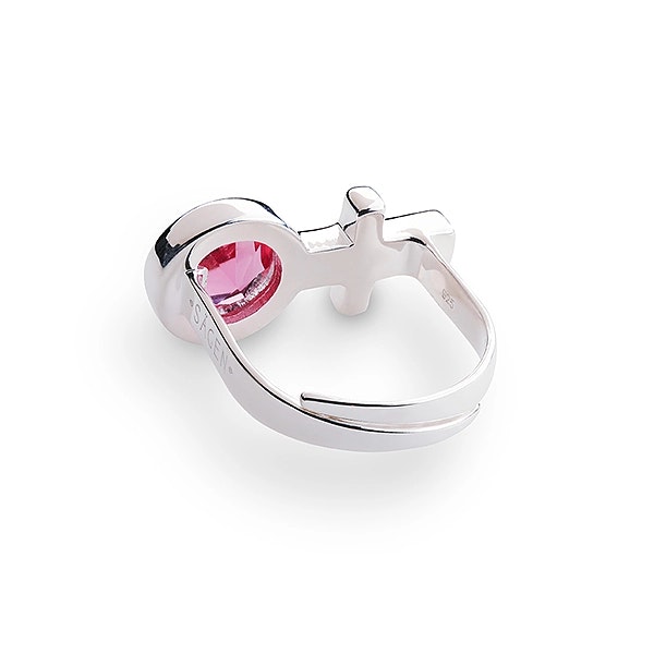 Future Is Female Fucsia Ring