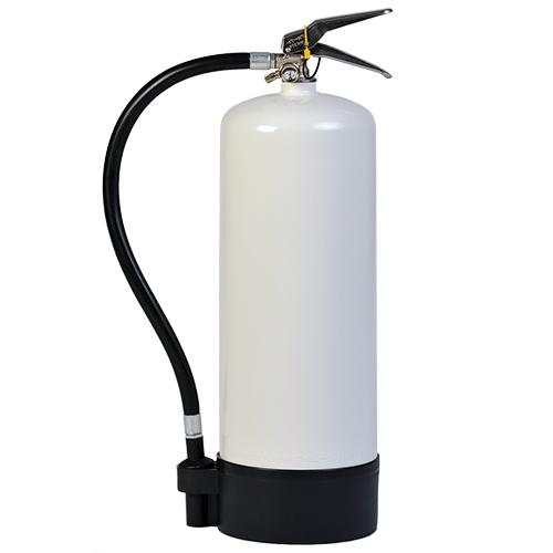 Brandsläckare vätska 9 lit med vit behållare