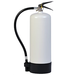 Brandsläckare vätska 9 lit med vit behållare