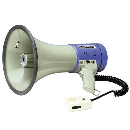 Megafon 25 W med separat mikrofon