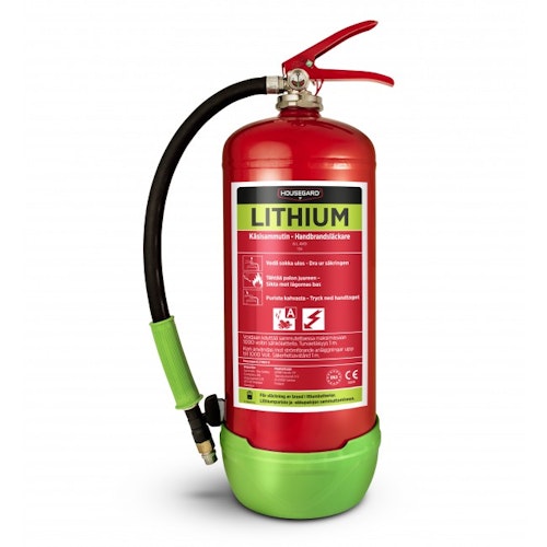 Lithium / AVD brandsläckare, 6 liter