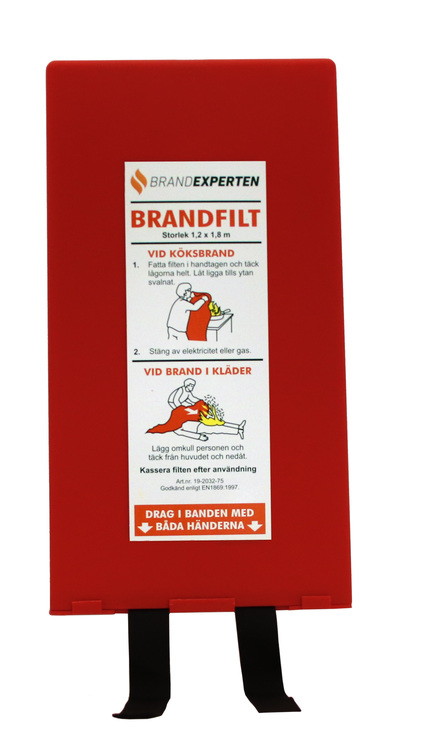 Brandexperten brandfilt tvålagers hårdpack, 120x180cm