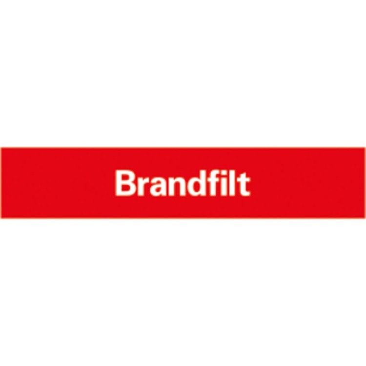 Brandskylt Brandfilt 200x40mm plast