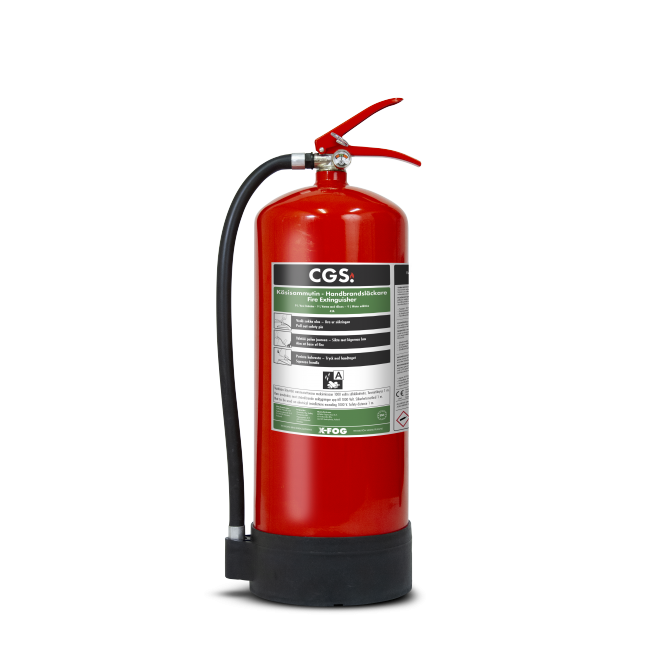 CGS 9 liter X-Fog handbrandsläckare