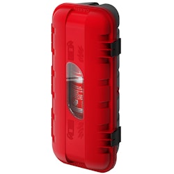 Brandsläckarskåp DST fordon 4-6 kg svart/röd plast