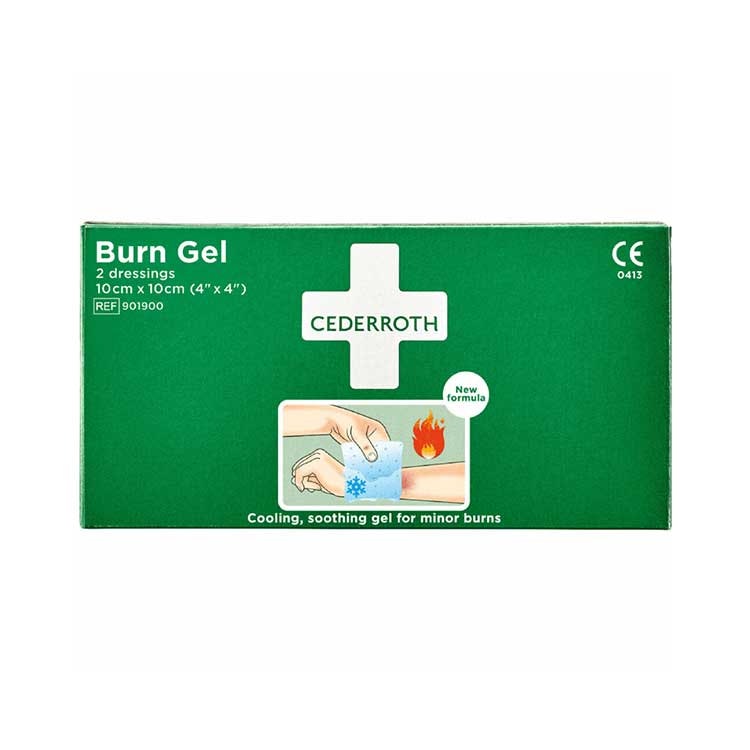 Cederroth Burn Gel Dressing brännskadeförband, 2 st 10x10cm