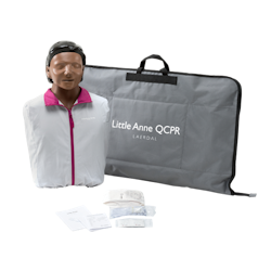 Laerdal Little Anne QCPR HLR Docka Mörk