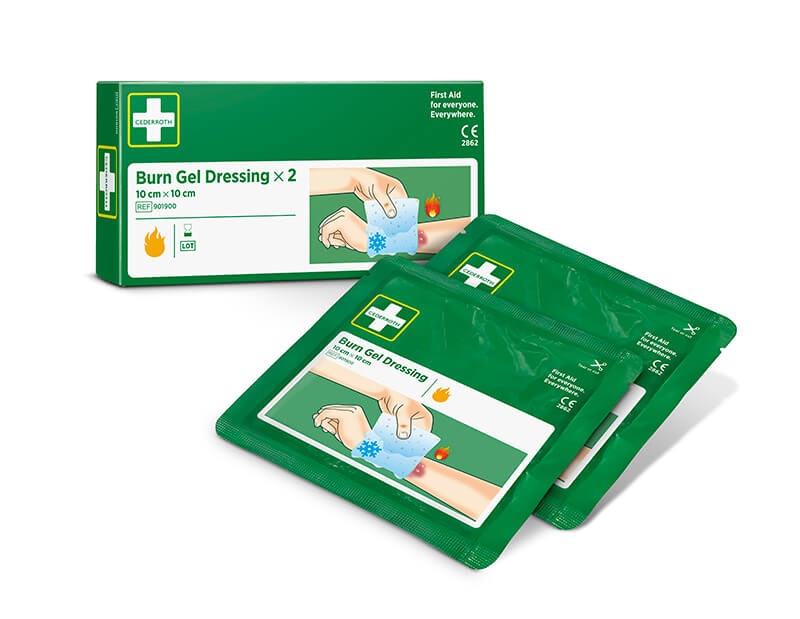 Cederroth Burn Gel Dressing brännskadeförband, 2 st 10x10cm