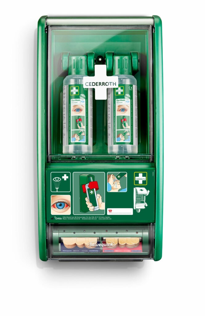 Ögonduschstation & plåsterautomat Cederroth