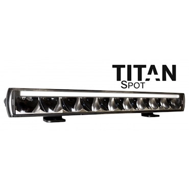 TITAN SPOT LED-RAMP 20,5" 100W (SPOT BEAM, POSITIONSLJUS)