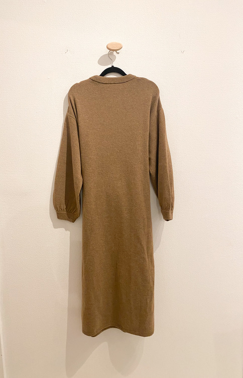 ARKET Knot-Detail Knitted Wool Dress (medium)