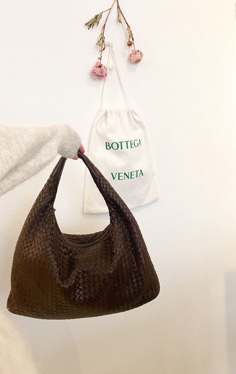 BOTTEGA VENETA Brown Large Veneta Bag