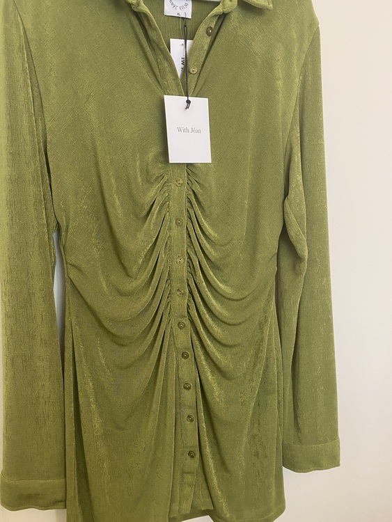 WITH JÉAN Andy Dress Forest Green (XL)