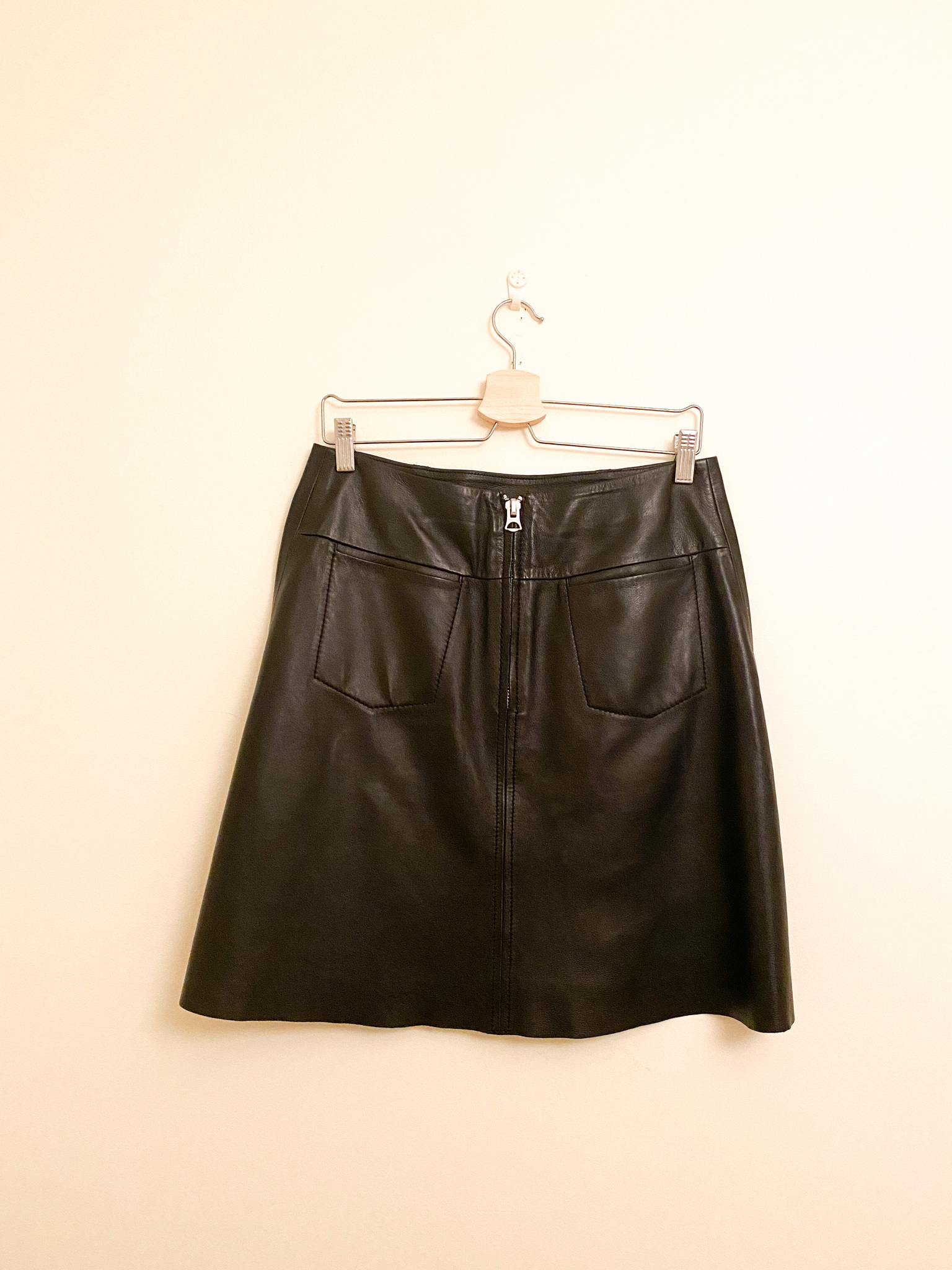 ACNE STUDIOS Leala Leather Skirt (40)