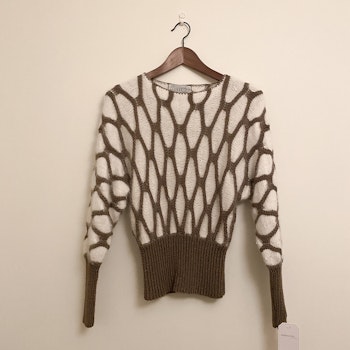 NANNELL Vintage Handmade knit Sweater (S)