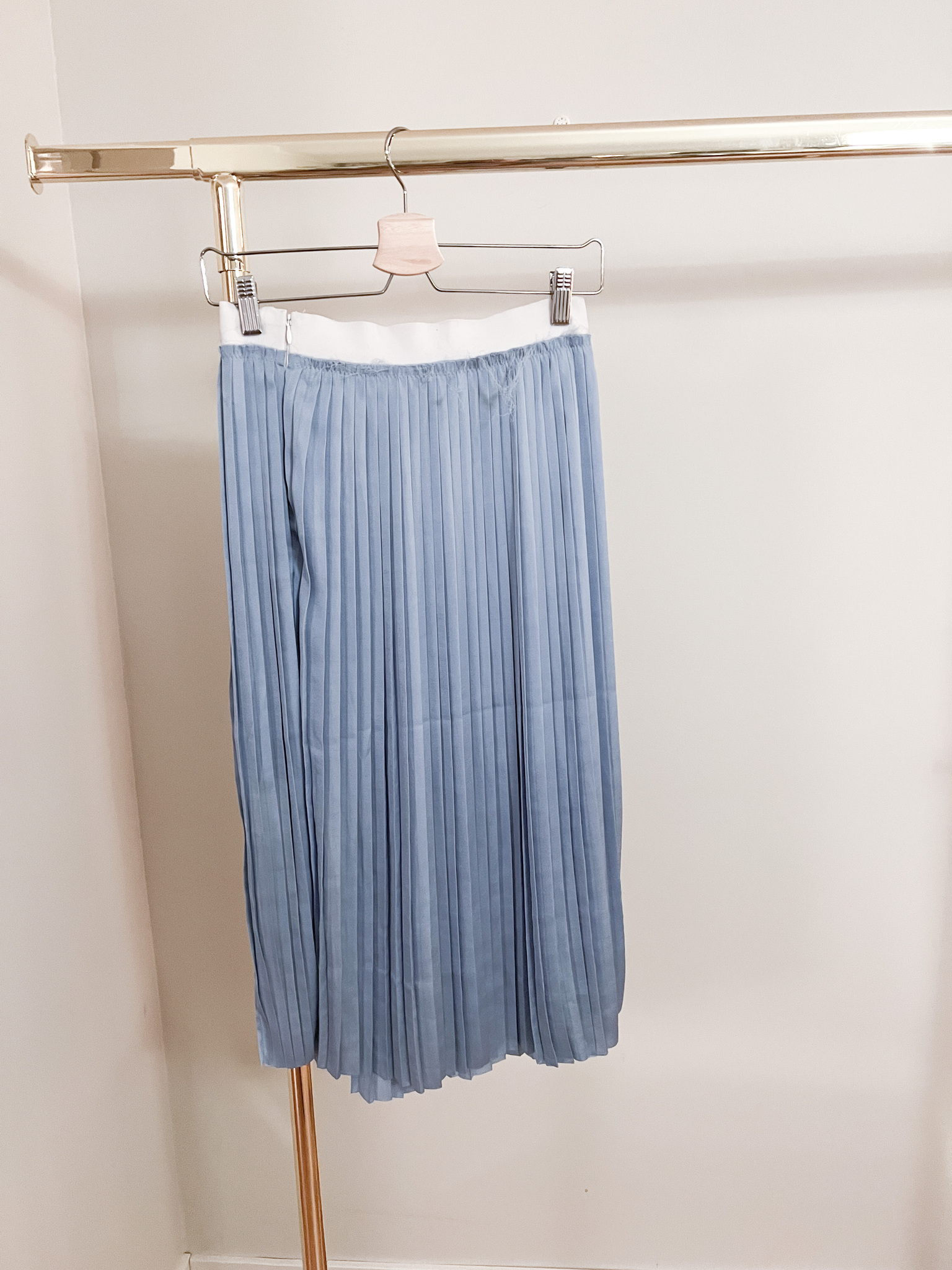 DAGMAR Skirt Blue Silk   (34)