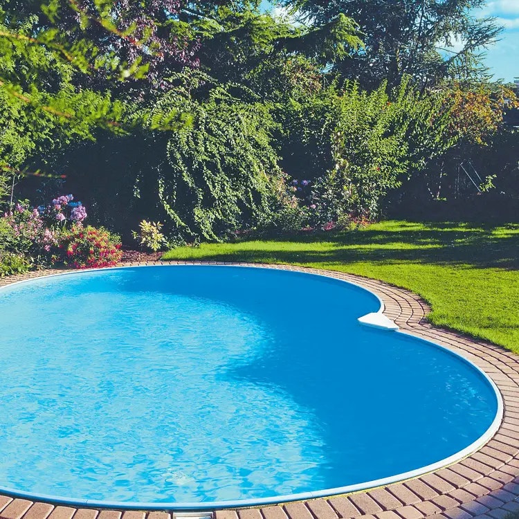 Stålväggspool Premium Åttaform 6,25 x 3,6 m