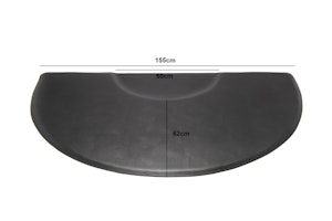 Work-step hairdresser Semicircle ergonomic mat