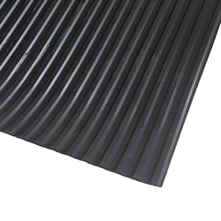 Medium grooved rubber sheet