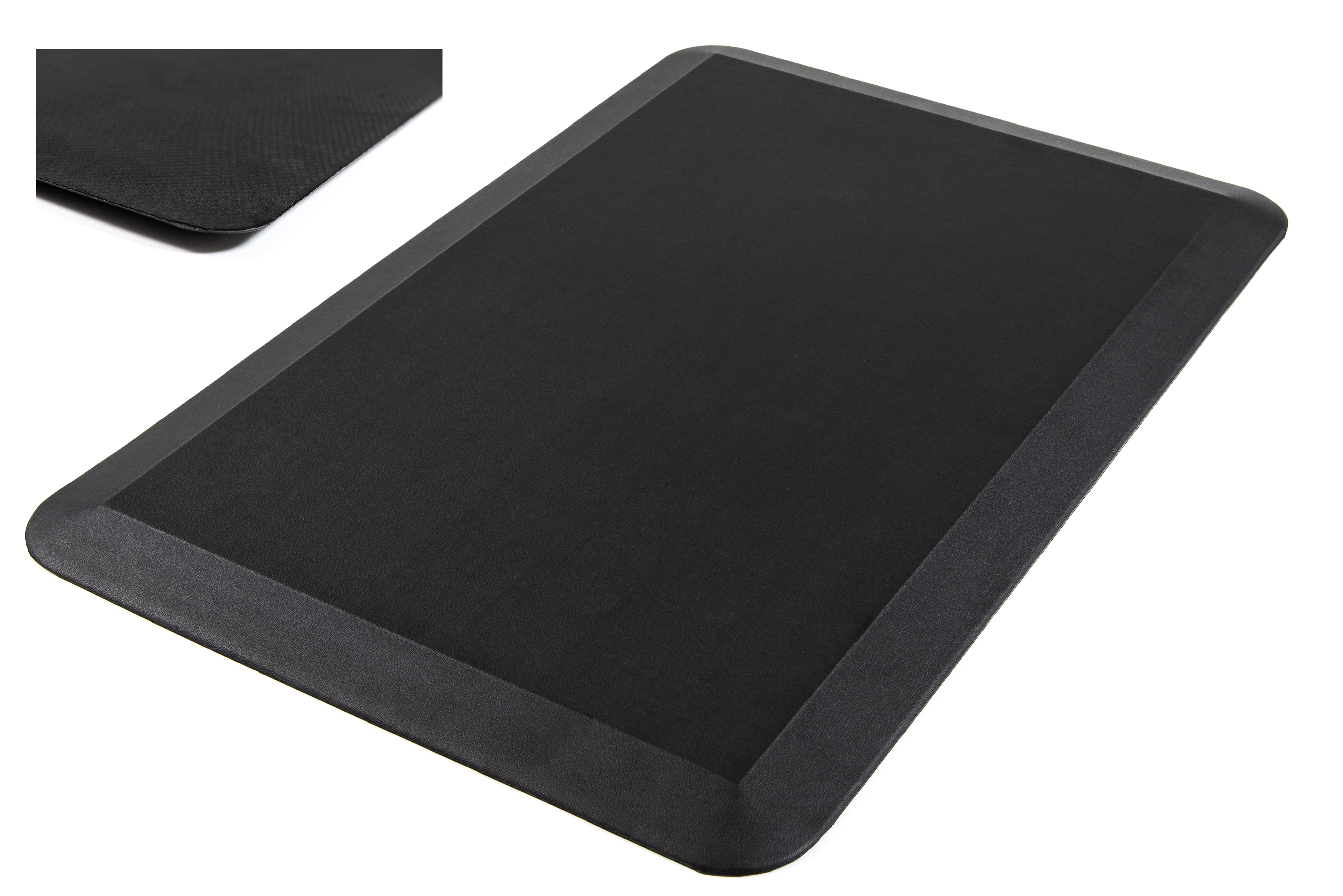 Home-Step Ergonomic mat in Polyuretan svart 51x121cm
