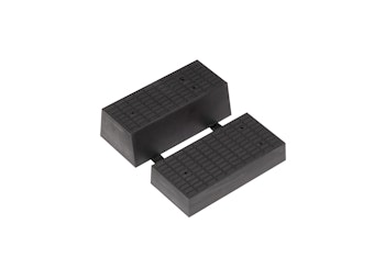 rubber block for J.A.B. BECKER, AUTOP, universal use for scissor lifts  dimensions 150 x 150 x 70 mm - Böck GmbH