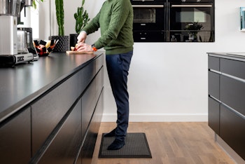 Tpe-step Ergonomiskmatta svart 46x76cm