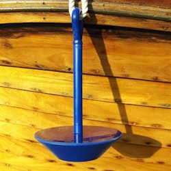 Plate anchor Softdish in solid polyurethane Blue