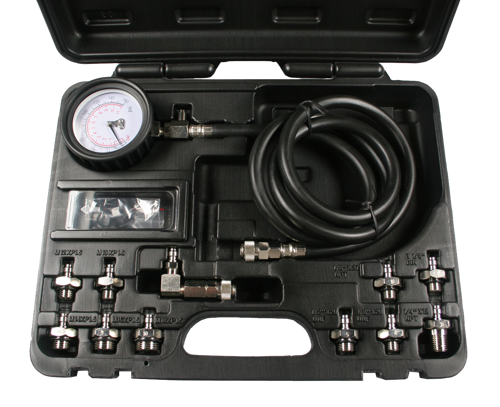 Oil pressure tester set 11 bar/160 psi