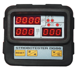 Digital timing light for passenger car and motorcycle