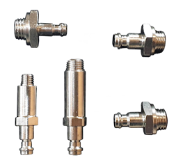 Adapter set, for the pressure tester, high pressure fuel, petrol, 5 pieces