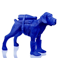 Cloned Schnauzer with Waterbottle (blue)